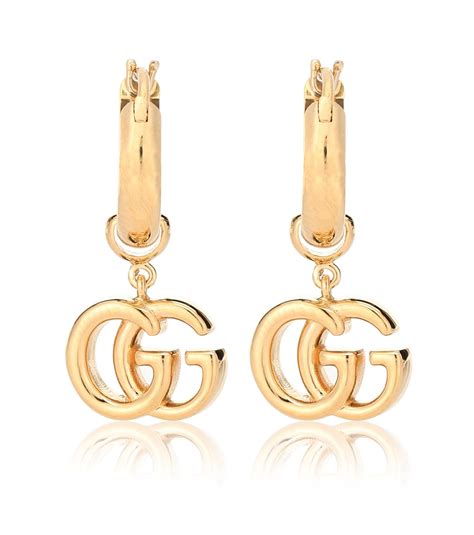 gucci earings gold|Gucci gold jewellery earrings.